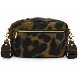 Mila Louise Trott L LP3 Sac Trotteur Léopard Brun Dark
