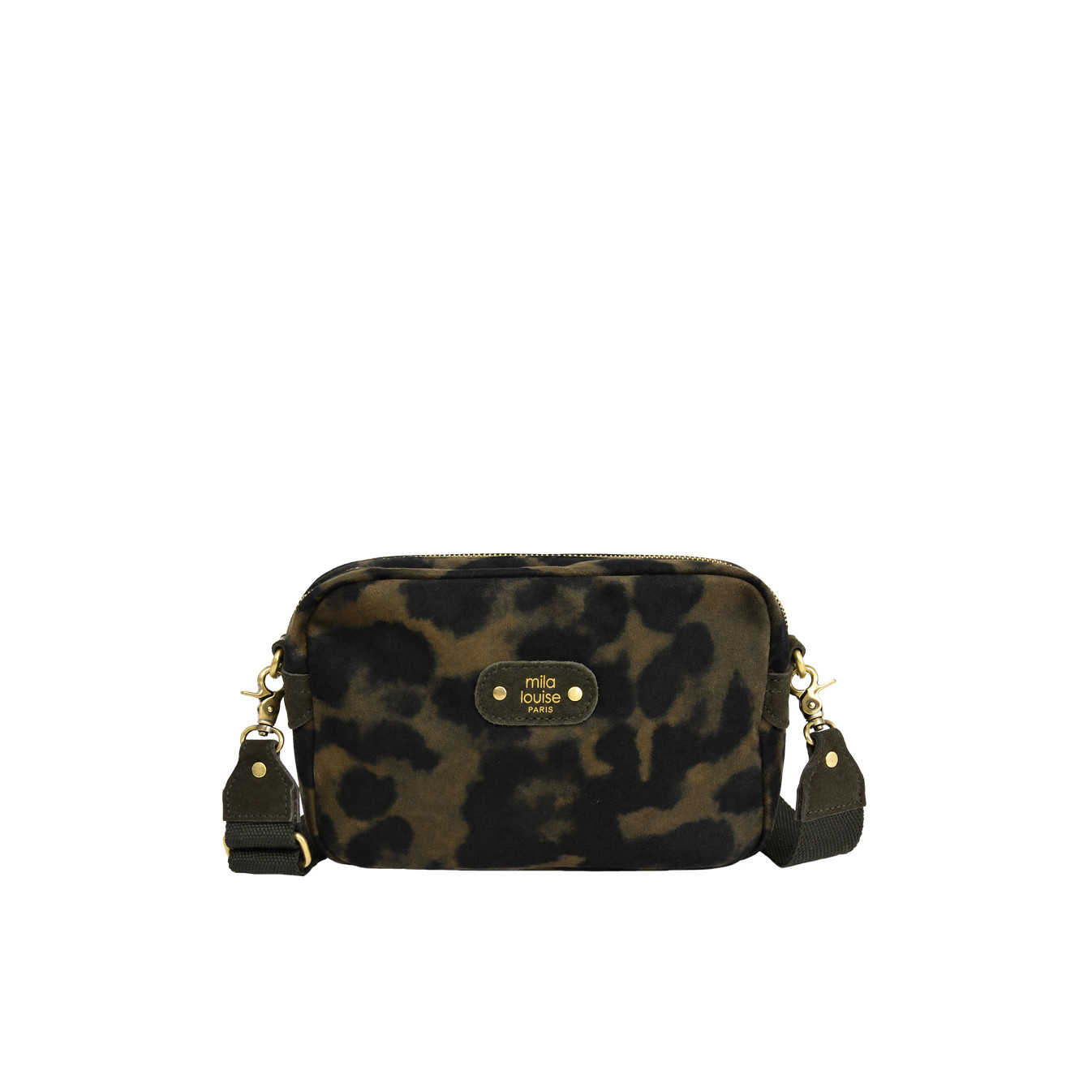 Mila Louise Trott L LP3 Sac Trotteur Léopard Kaki Dark