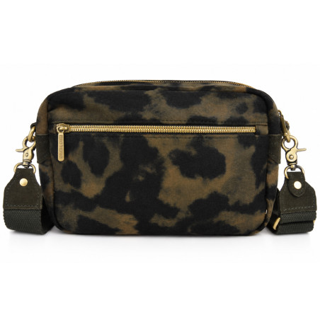 Mila Louise Trott L LP3 Sac Trotteur Léopard Kaki Dark dos