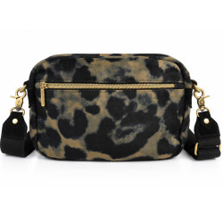 Mila Louise Trott L LP3 Leopard Trotter Bag Black