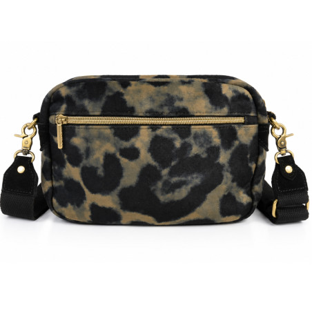 Mila Louise Trott L LP3 Leopard Trotter Bag Black