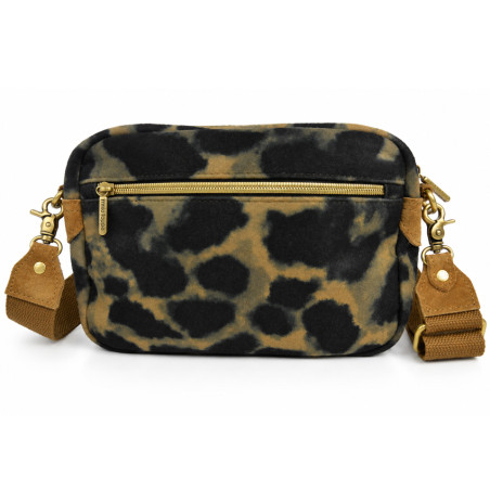 Mila Louise Trott L LP3 Leopard Trotter Bag Ocre Dark