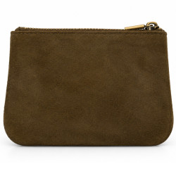Mila Louise Uzu CC Coin Purse in Ochre Leather