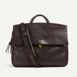 Bleu de Chauffe Zeppo Solo Sac Business Liscio Marron