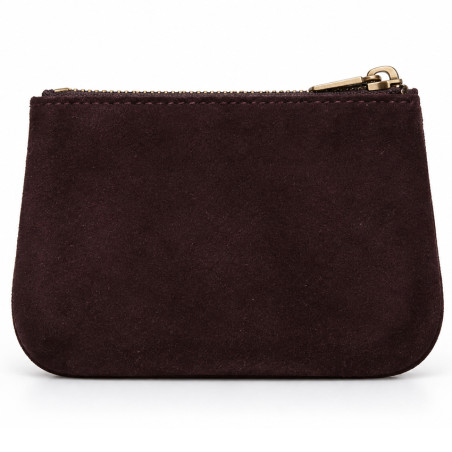Mila Louise Uzu CC Porte-Monnaie En Cuir Rouge dos