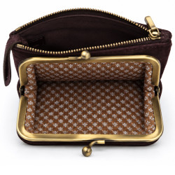 Mila Louise Uzu CC Porte-Monnaie En Cuir Rouge