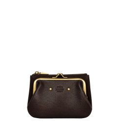 Mila Louise Uzu CC Porte-Monnaie En Cuir Brun