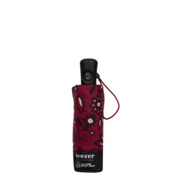 Isotoner Parapluie Mini Pliant Automatique Bandana Bordeaux