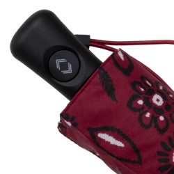 Isotoner Bandana Bordeaux compact automatic umbrella