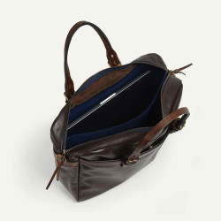 Bleu de Chauffe Sac Business Ledger Marron ouvert 2