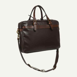 Bleu de Chauffe Sac Business Ledger Marron dos
