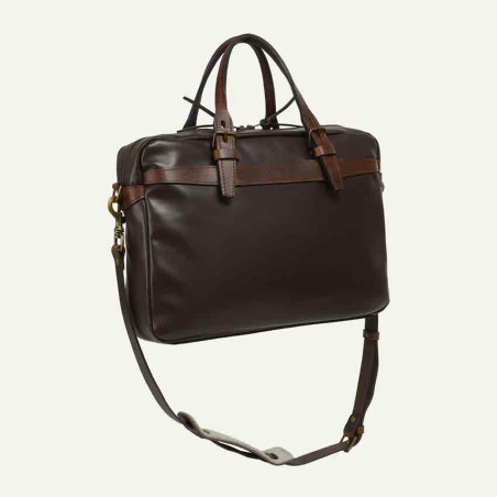 Bleu de Chauffe Sac Business Ledger Marron dos