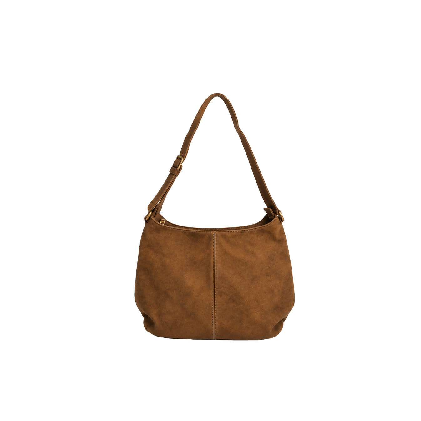Farfouillette Sac Besace Effet Velours Moka