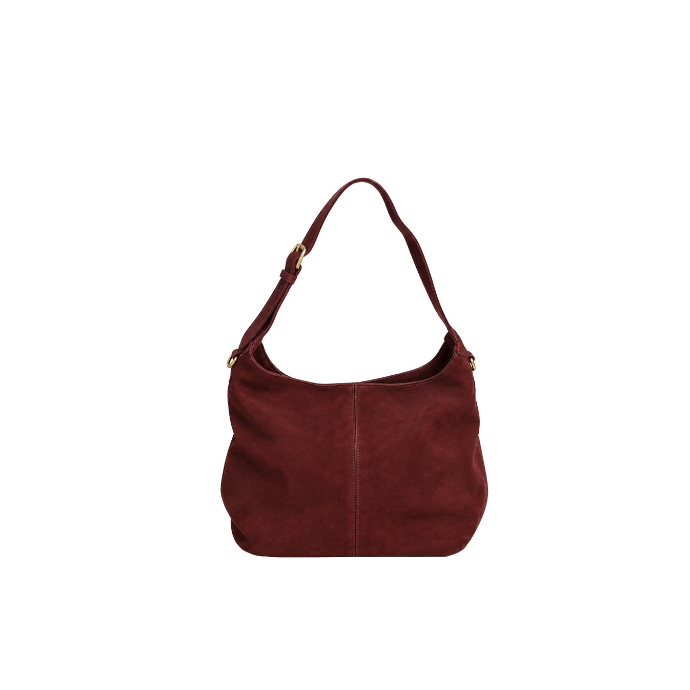 Farfouillette Sac Besace Effet Velours Prune
