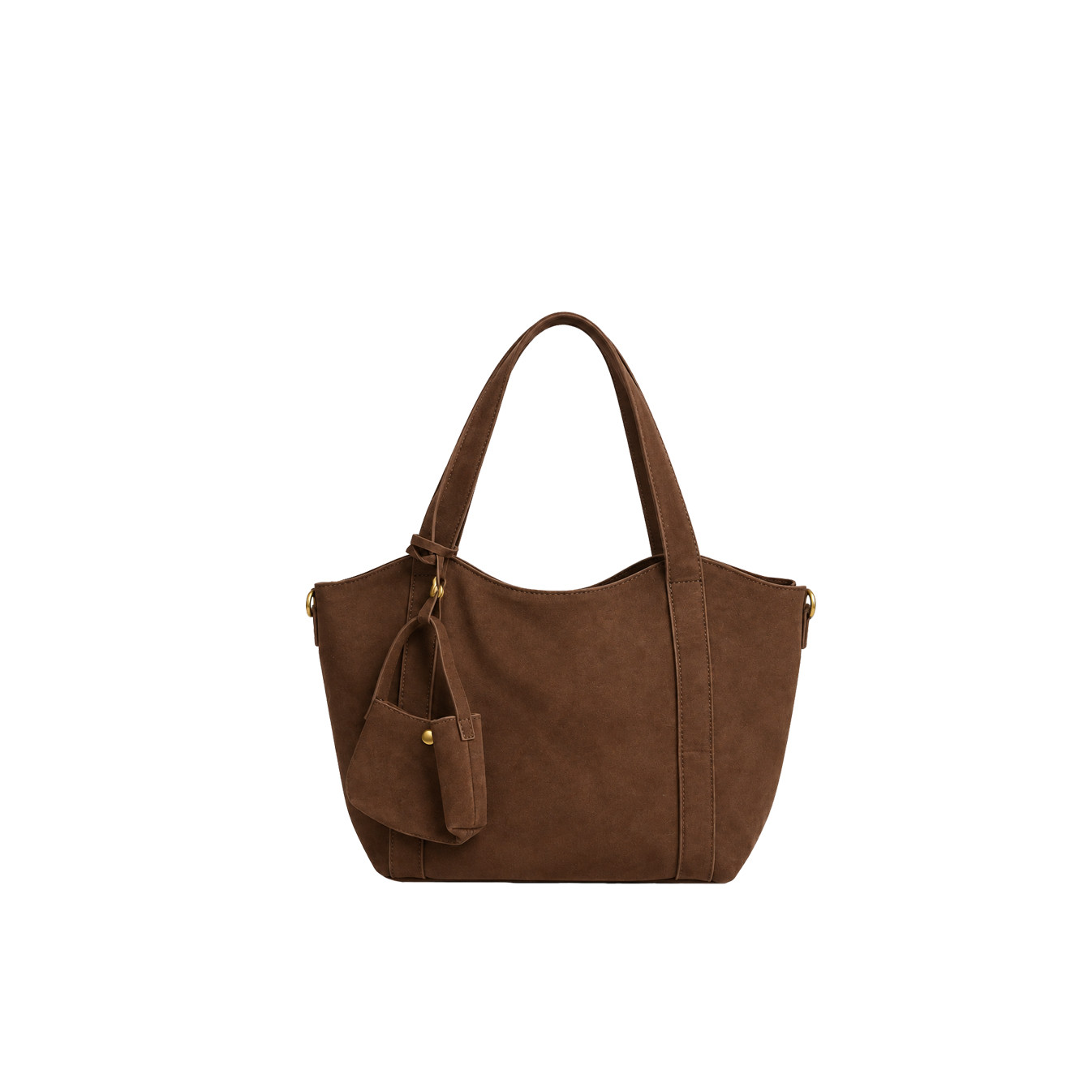 Farfouillette Sac Shopping 2 En 1 Café
