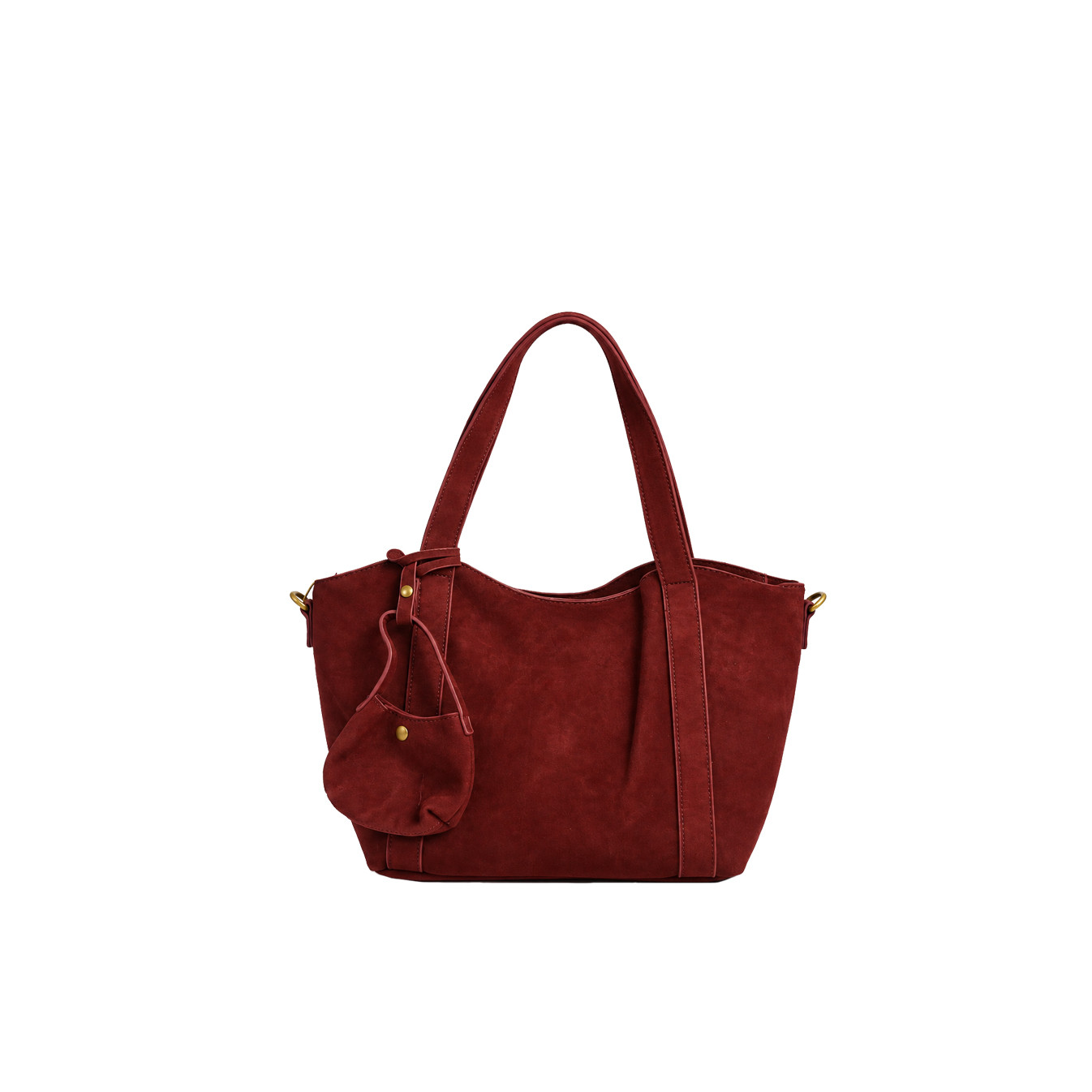 Farfouillette Sac Shopping 2 En 1 Prune