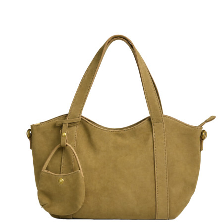 Farfouillette Sac Shopping 2 En 1 Taupe