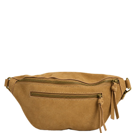 Farfouillette Sac Banane Zippé & Végan Fauve