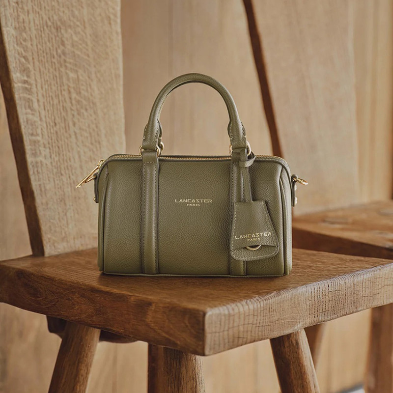 Lancaster Milano Ana Sac à Main Cuir 547-101 Kaki