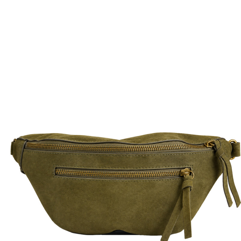 Farfouillette Sac Banane Zippé & Végan Kaki