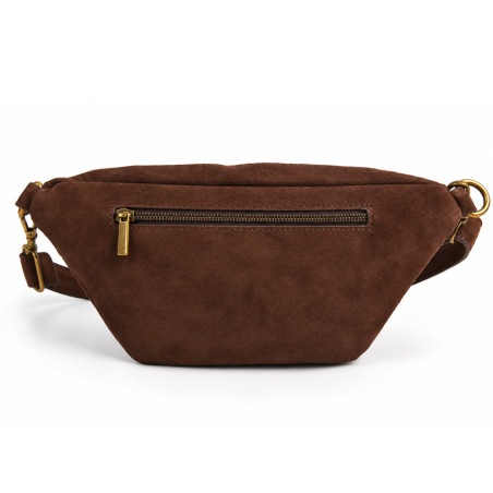 Farfouillette Zippered Vegan Banana Bag Coffee