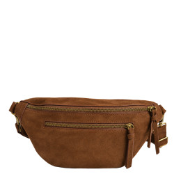 Farfouillette Zippered Vegan Banana Bag Moka