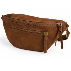 Farfouillette Sac Banane Zippé & Végan Moka