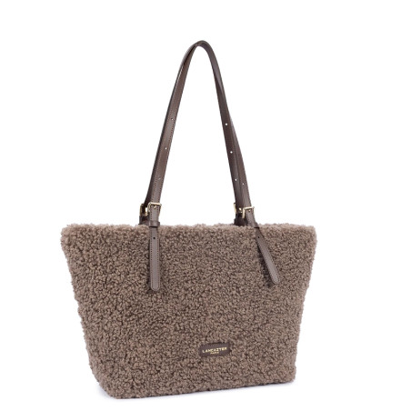 Lancaster Moumoute Sac Cabas 518-092 Marron cote