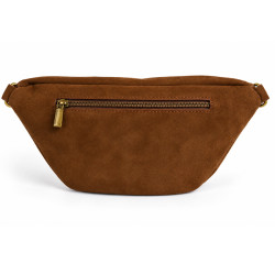 Farfouillette Zippered Vegan Banana Bag Moka