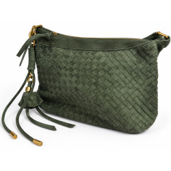 Farfouillette Drawstring Bag Woven Green