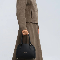 Lancaster Donna Bow Small Bowling Bag 480-092 Black