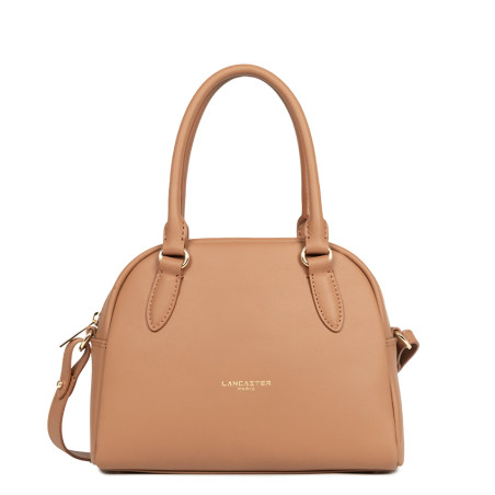 Lancaster Donna Bow Petit Sac Bowling 480-092 Moka face