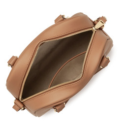 Lancaster Donna Bow Small Bowling Bag 480-092 Mocha