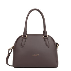 Lancaster Donna Bow Small Bowling Bag 480-092 Dark Brown