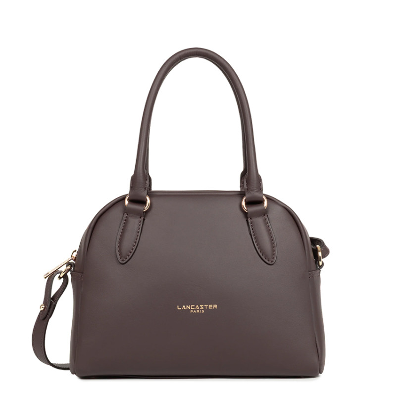 Lancaster Donna Bow Petit Sac Bowling 480-092 Marron Foncé