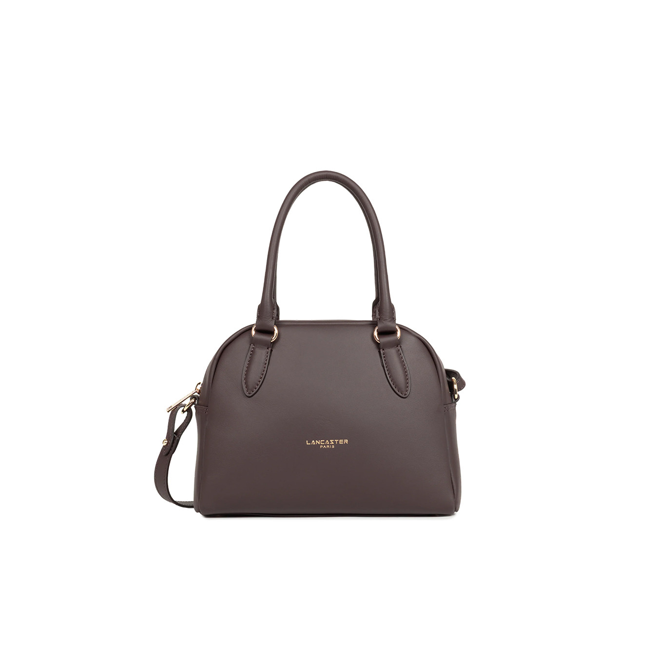 Lancaster Donna Bow Small Bowling Bag 480-092 Dark Brown
