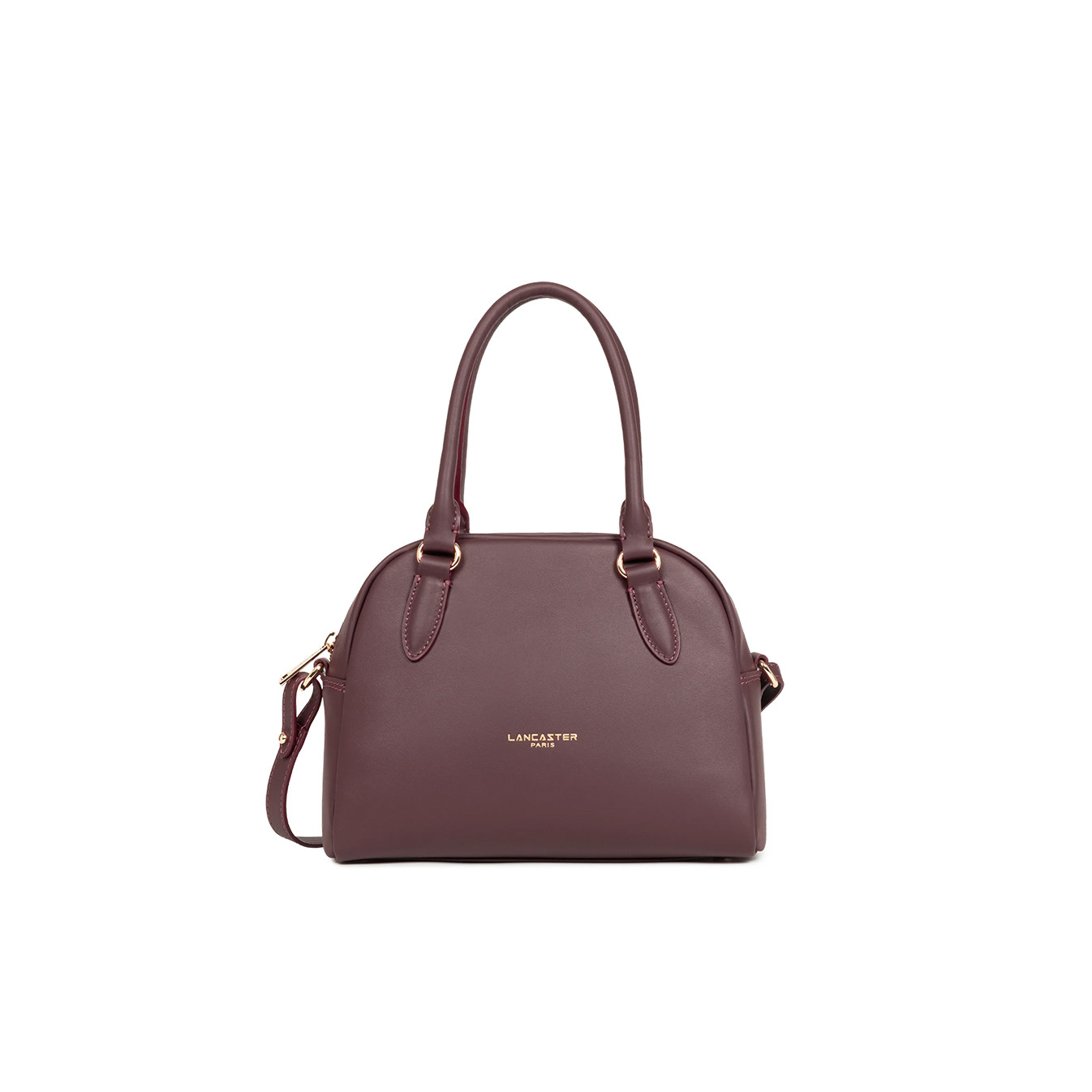 Lancaster Donna Bow Small Bowling Bag 480-092 Dark Bordeaux