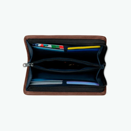 Cabaïa Wallet Medium Portefeuille et Compagnon Burlington ouvert