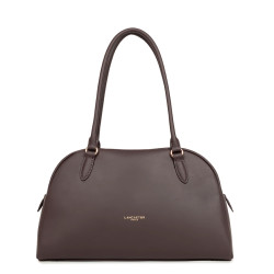 Lancaster Donna Bow Grand Sac Bowling 480-094 Marron Foncé