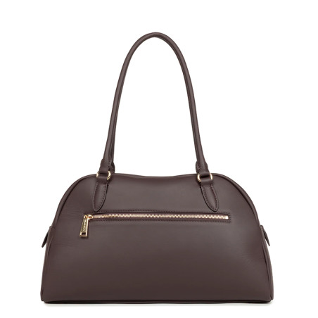 Lancaster Donna Bow Grand Sac Bowling 480-094 Marron Foncé dos