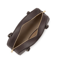 Lancaster Donna Bow Grand Sac Bowling 480-094 Marron Foncé