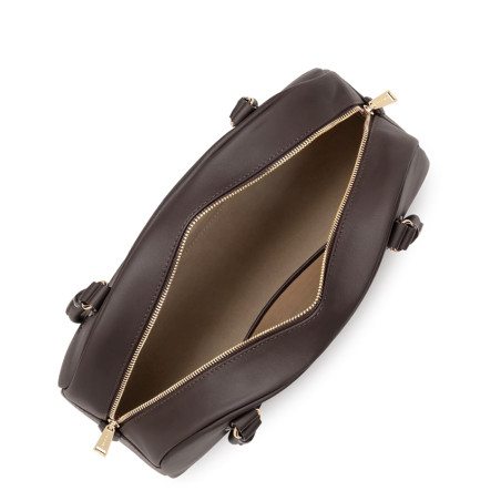 Lancaster Donna Bow Large Bowling Bag 480-094 Dark Brown