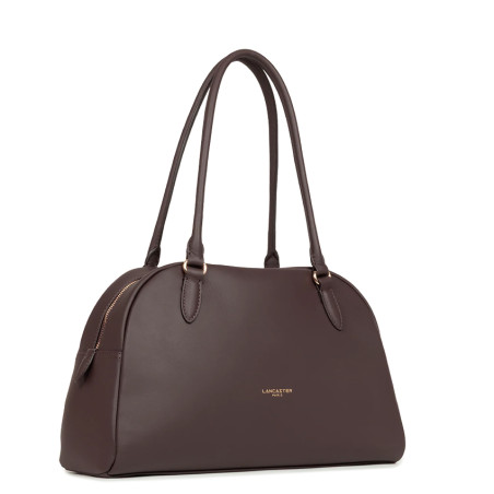Lancaster Donna Bow Grand Sac Bowling 480-094 Marron Foncé cote