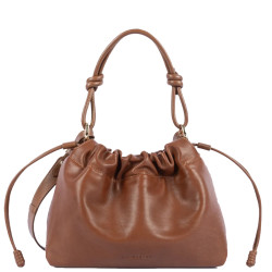 Lancaster Lush Sac Besace A Lacets Cognac