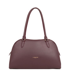 Lancaster Donna Bow Grand Sac Bowling 480-094 Bordeaux Foncé
