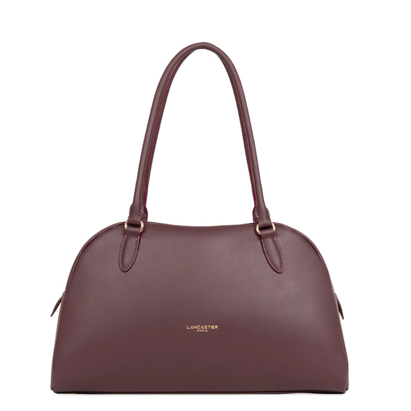 Lancaster Donna Bow Grand Sac Bowling 480-094 Bordeaux Foncé