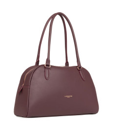 Lancaster Donna Bow Grand Sac Bowling 480-094 Bordeaux Foncé