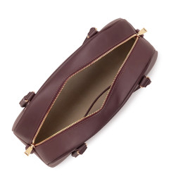 Lancaster Donna Bow Grand Sac Bowling 480-094 Bordeaux Foncé