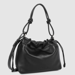 Lancaster Lush Sac Besace A Lacets Noir côté