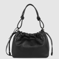 Lancaster Lush Sac Besace A Lacets Noir dos
